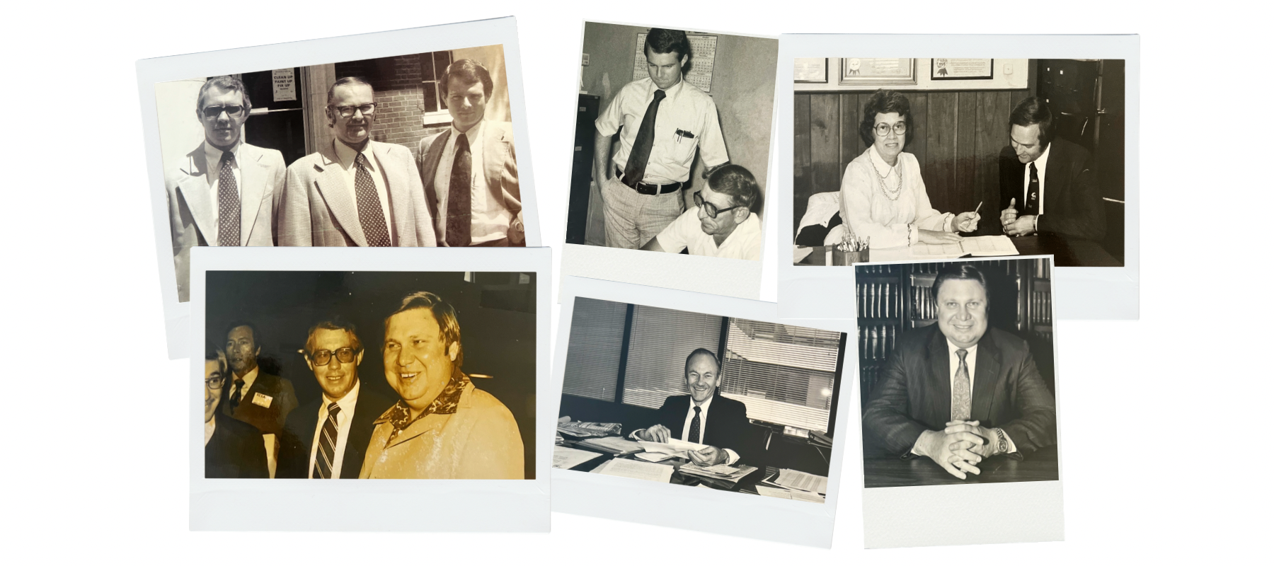 Historical photos of former CTAS staff
