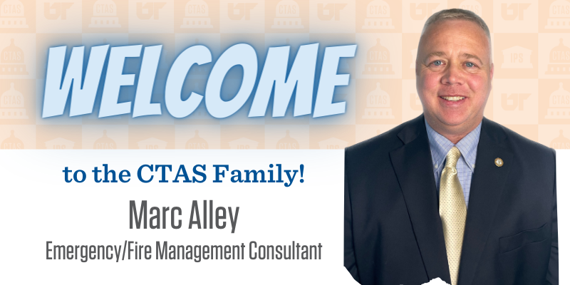 headshot of Marc Alley with text that reads Welcome to the CTAS Family
